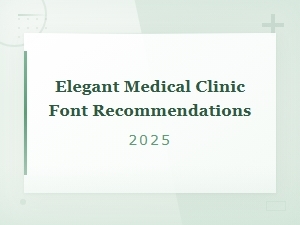 Best Elegant Medical Clinic Font Recommendations for 2025